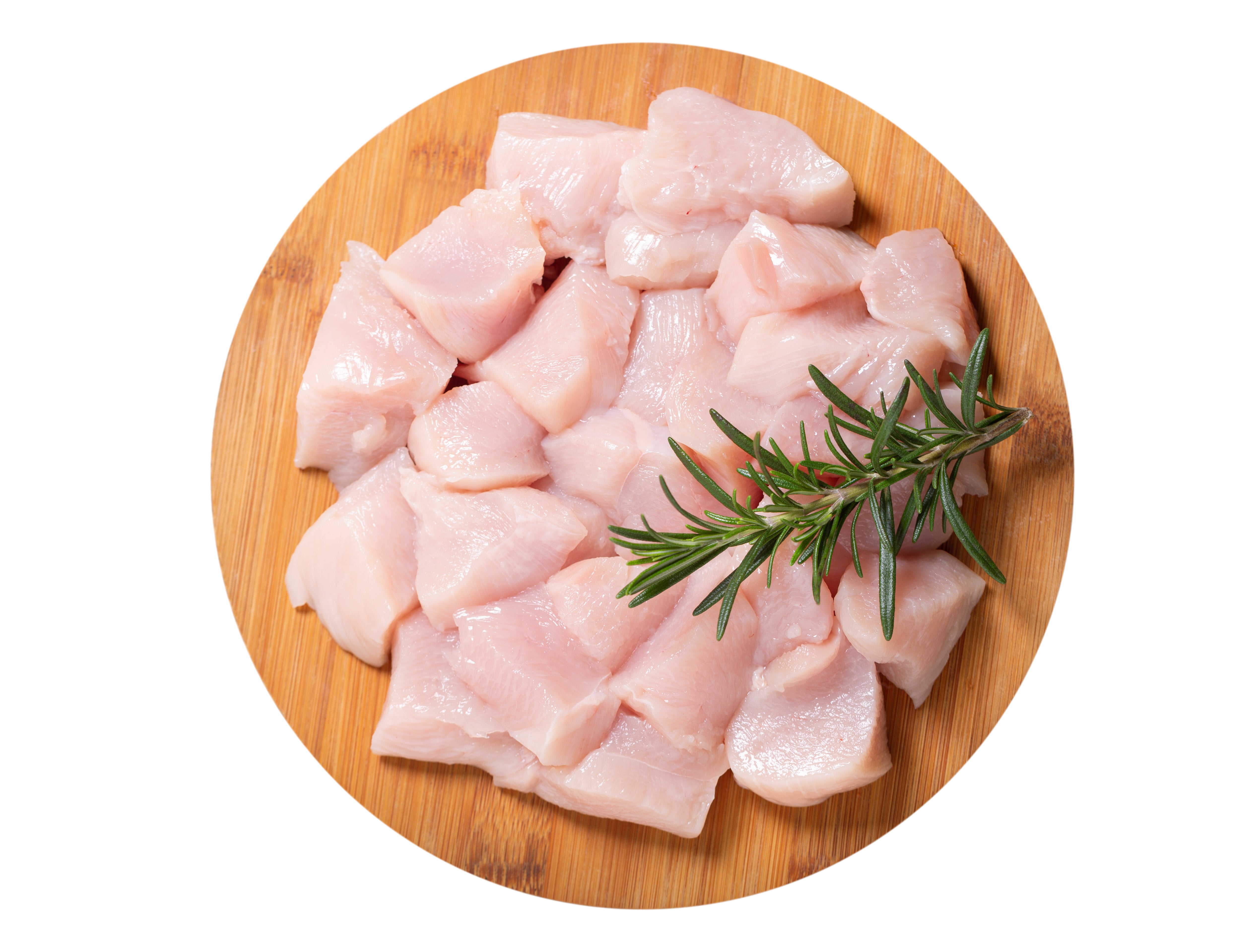 Fresh Chicken Diced Cubes - 1lb