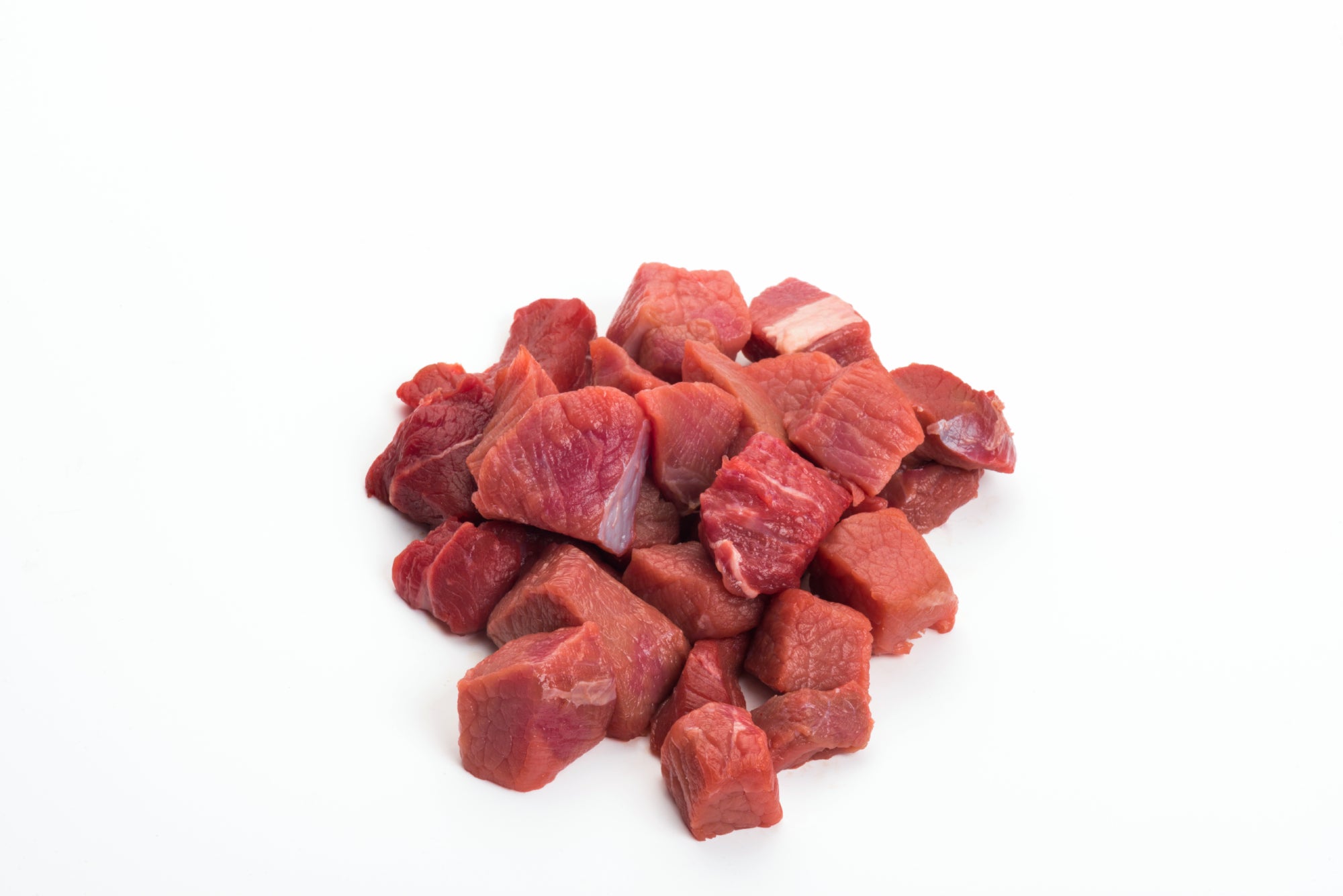 Frozen Beef Diced Cubes - 1lb