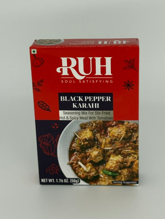 Ruh Soul Satisfying Black Pepper Karahi 50g (Pack of 2)