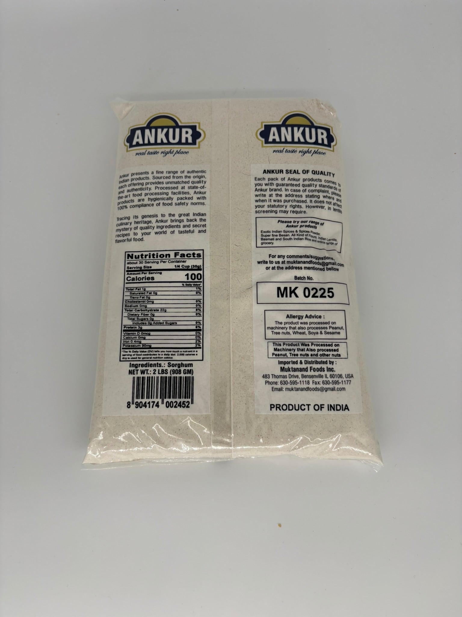 Ankur Juwar Flour Sorghum Flour