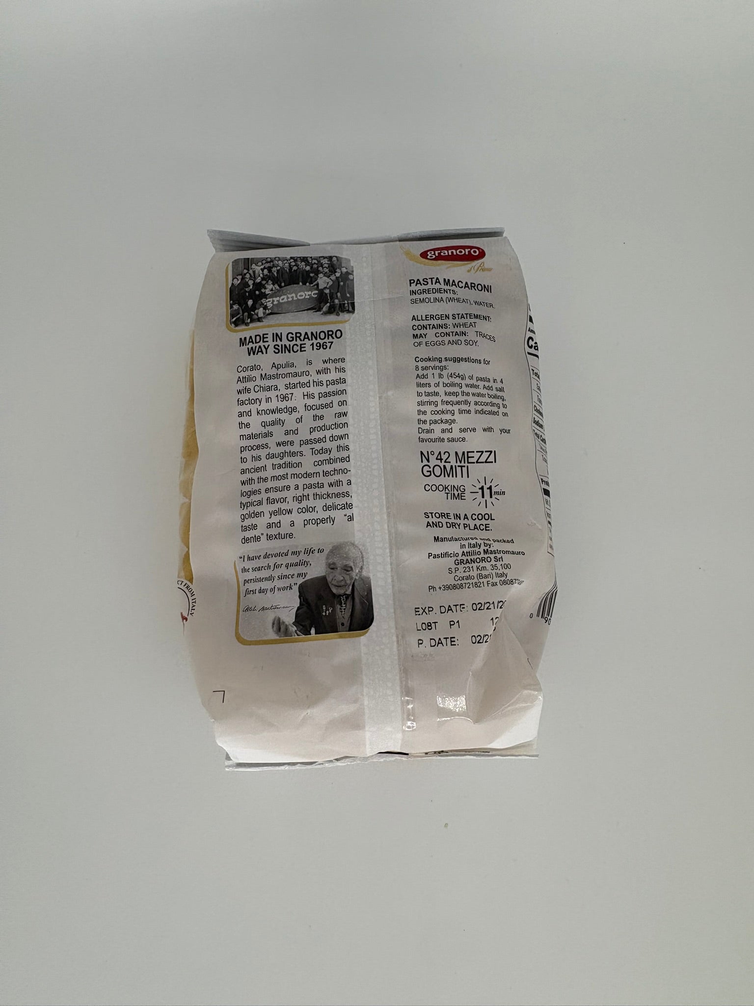 Granoro N42 Mezzi Gomiti