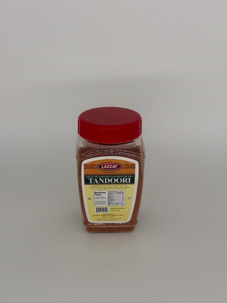 Lazzat Tandoori Spices Mixed for Grilled/Baked Chicken 7oz