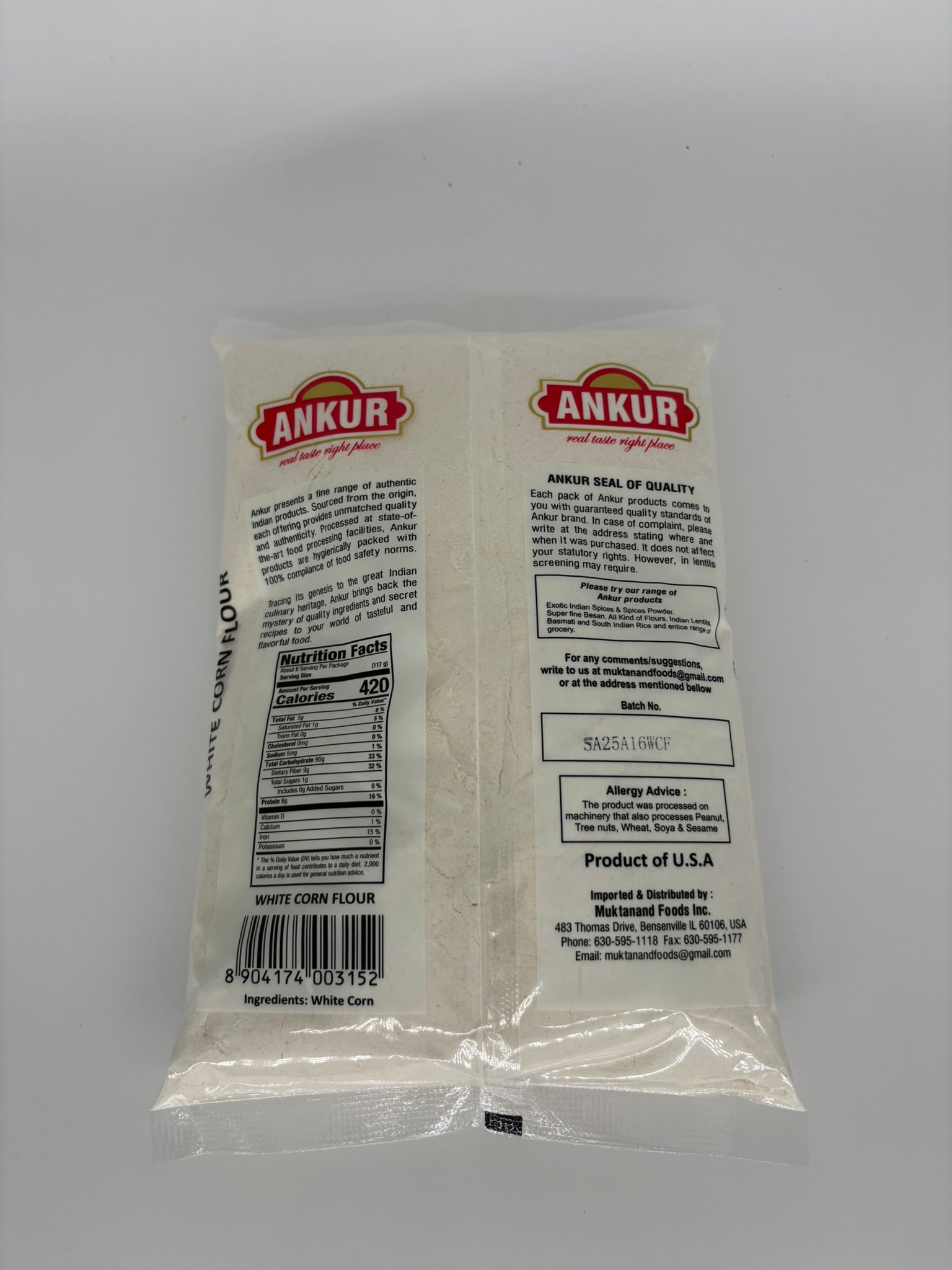Ankur White Corn Flour 2lb