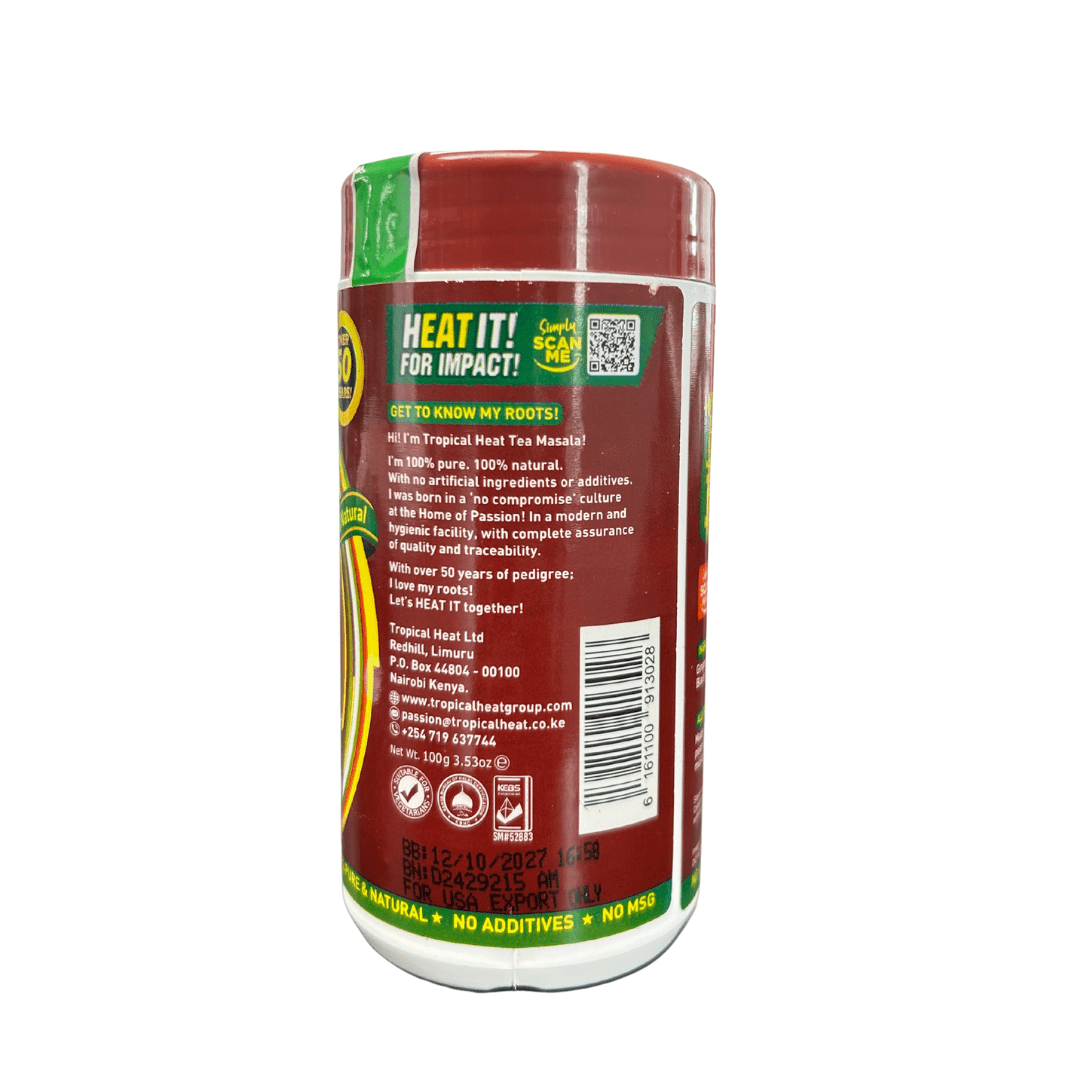 Tropical Heat Pure Ground Tea Masala Spice Seasoning
