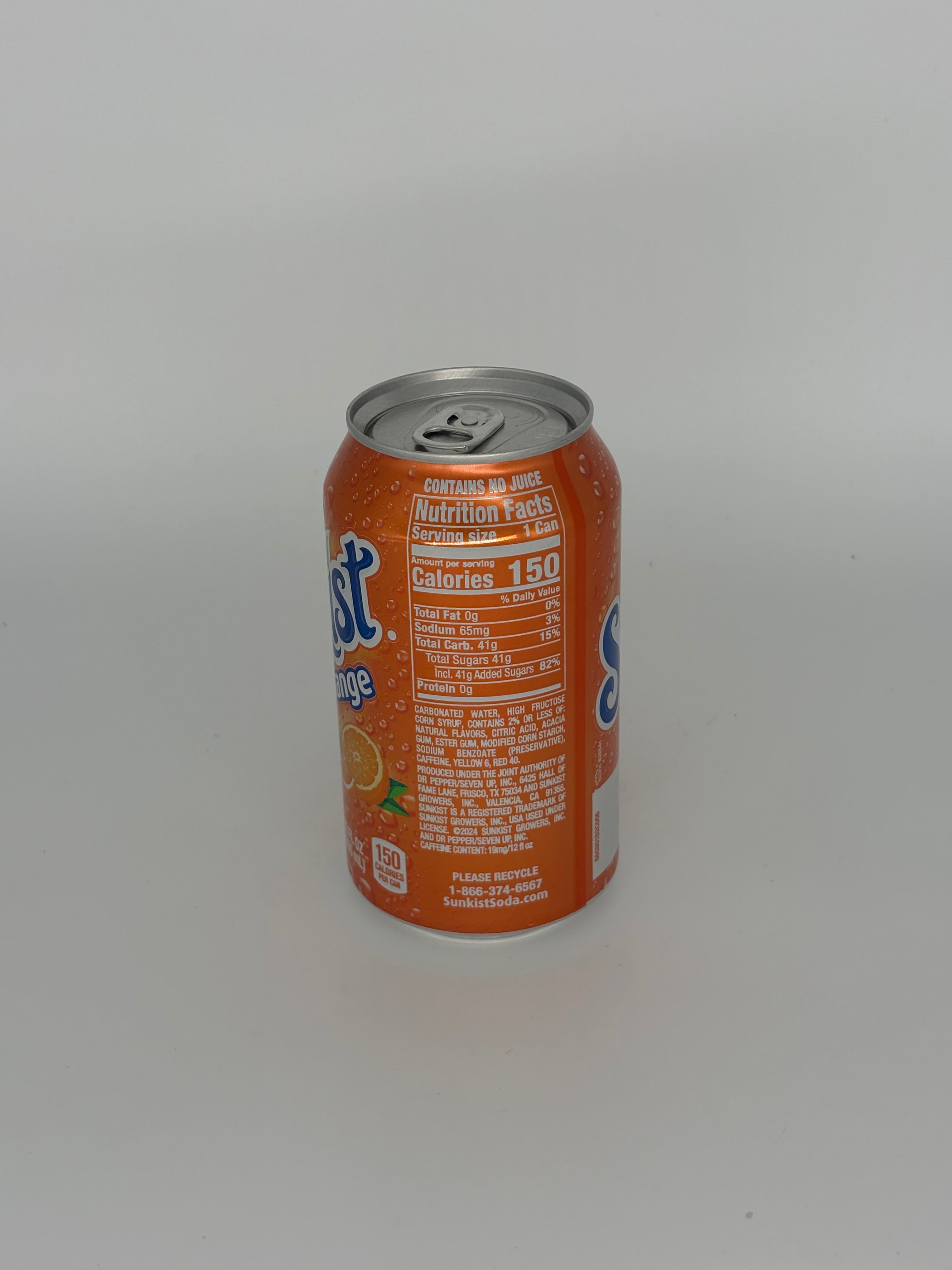 Sunkist Orange Soda (Can)