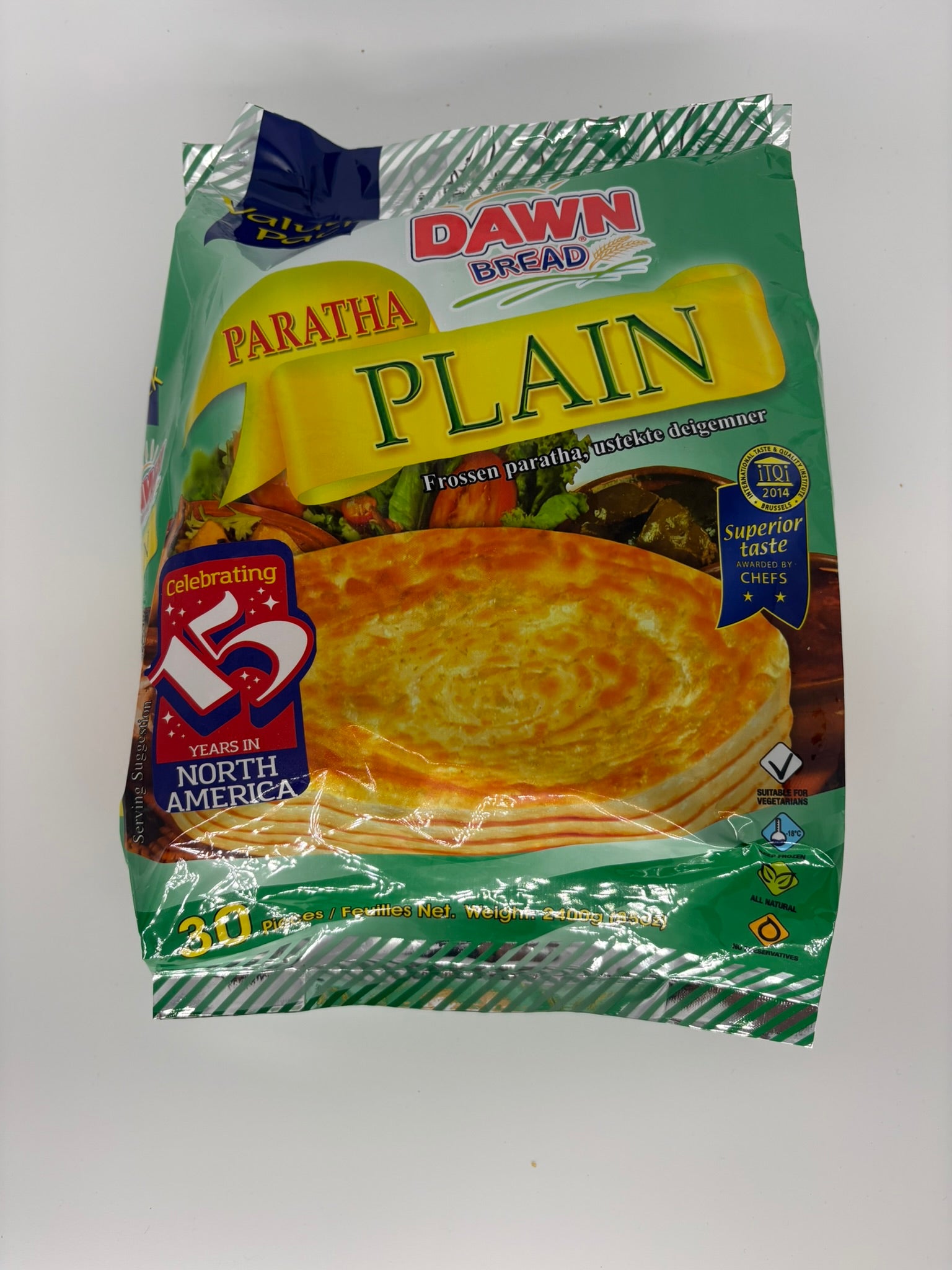 Plain Paratha (30 pieces)