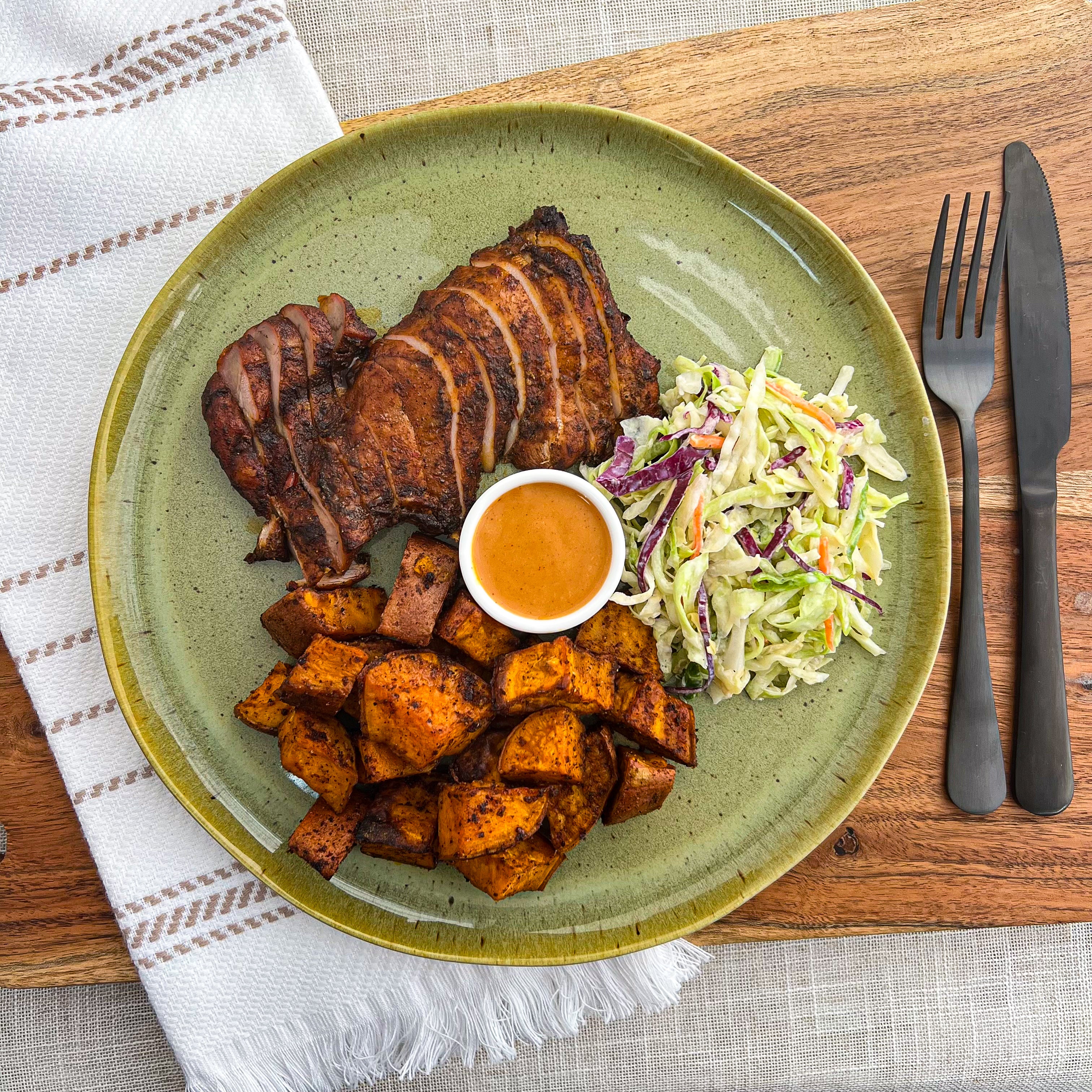 Hot Honey Dijon Chicken Plate