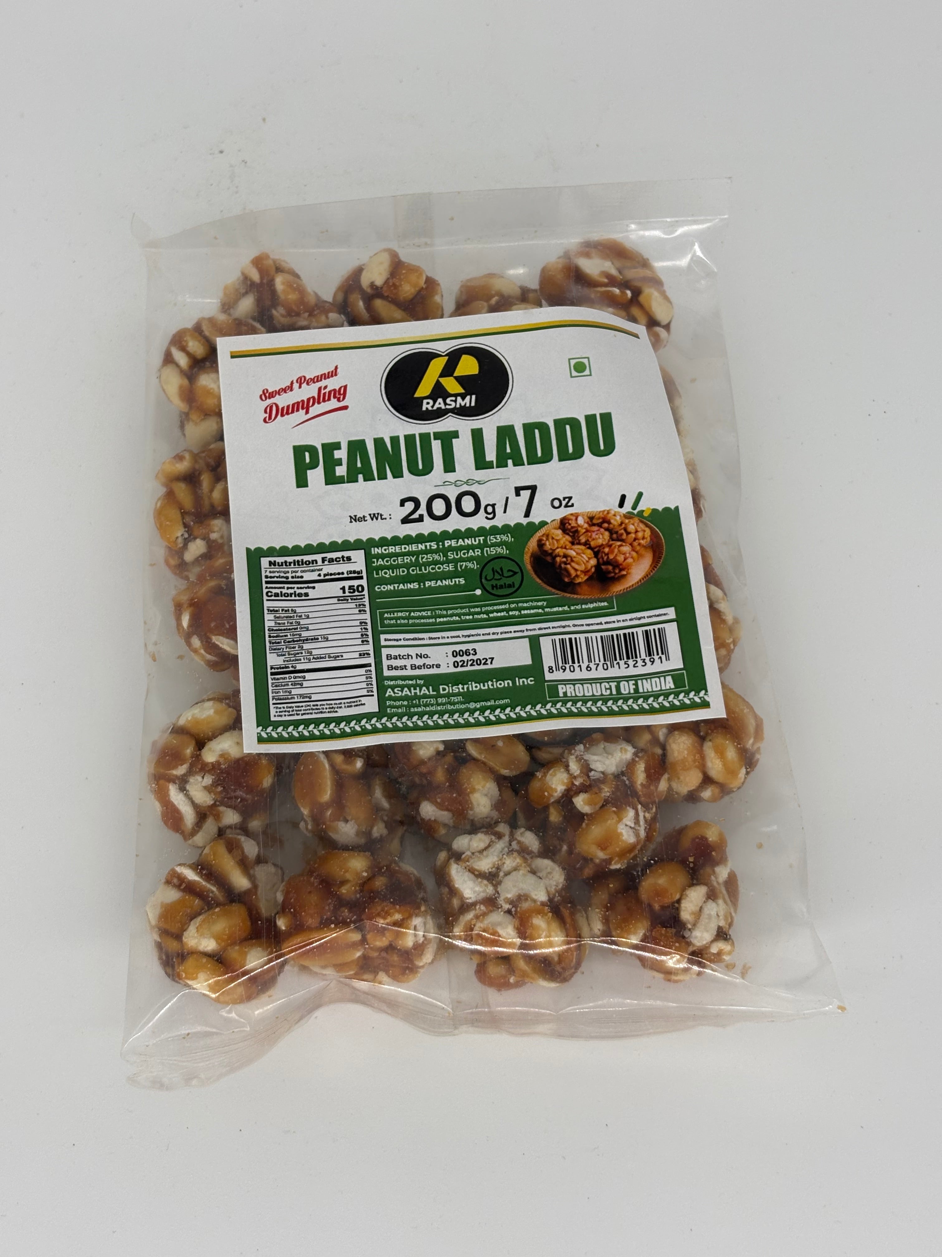 Rasmi Peanut Laddu (Sweet Peanut Dumpling)