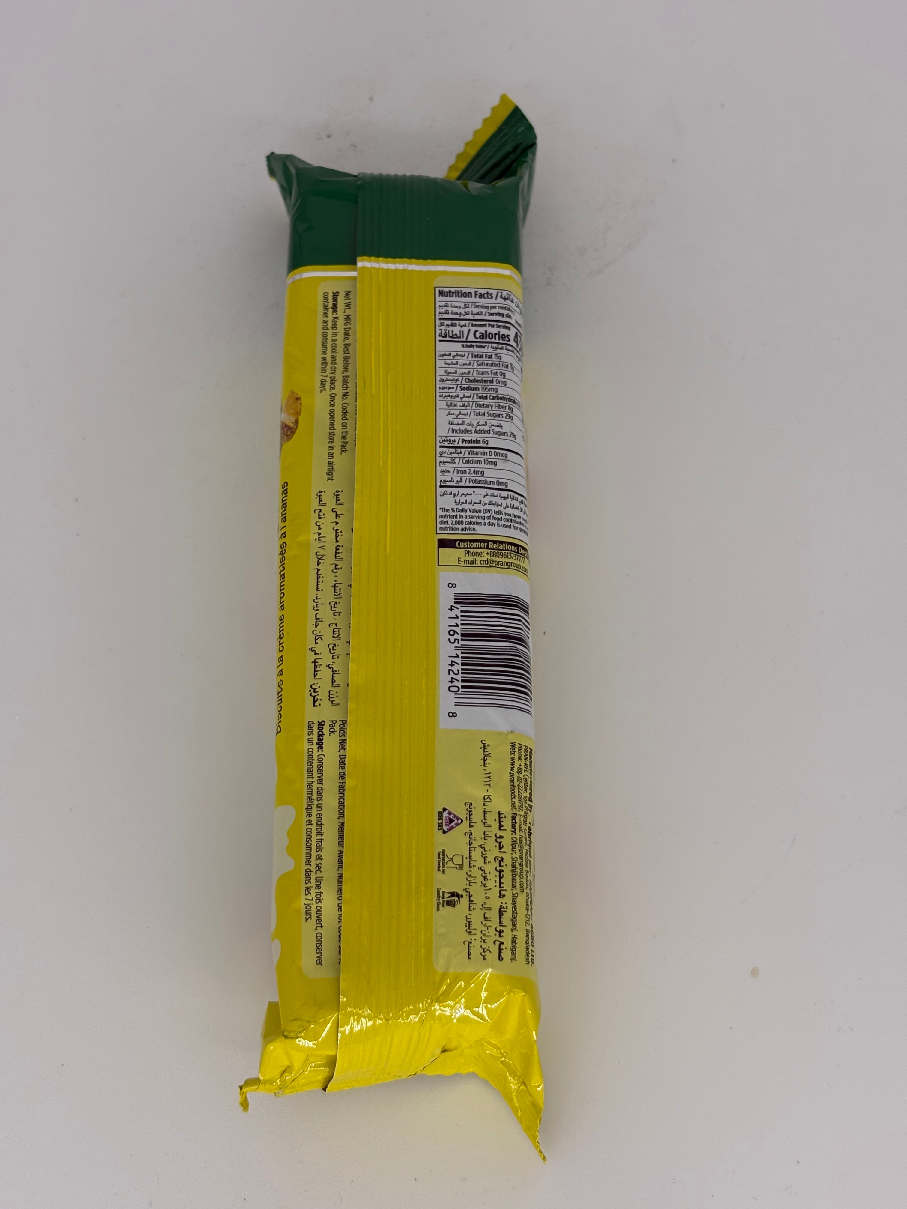 Pran Pineapple Flavoured Cream Biscuits