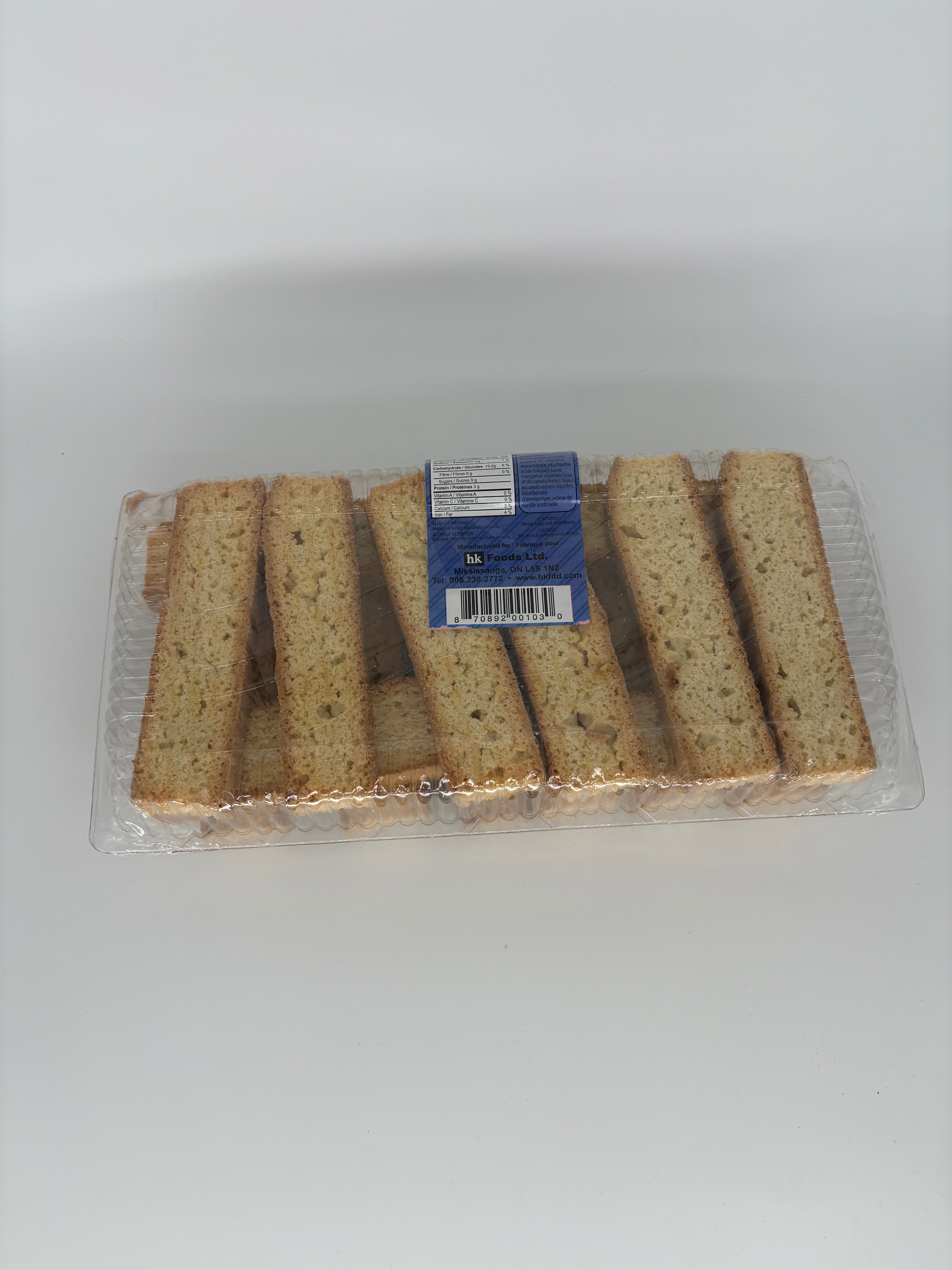 Krunchi Cake Rusk (Biscotte de Gâteau)