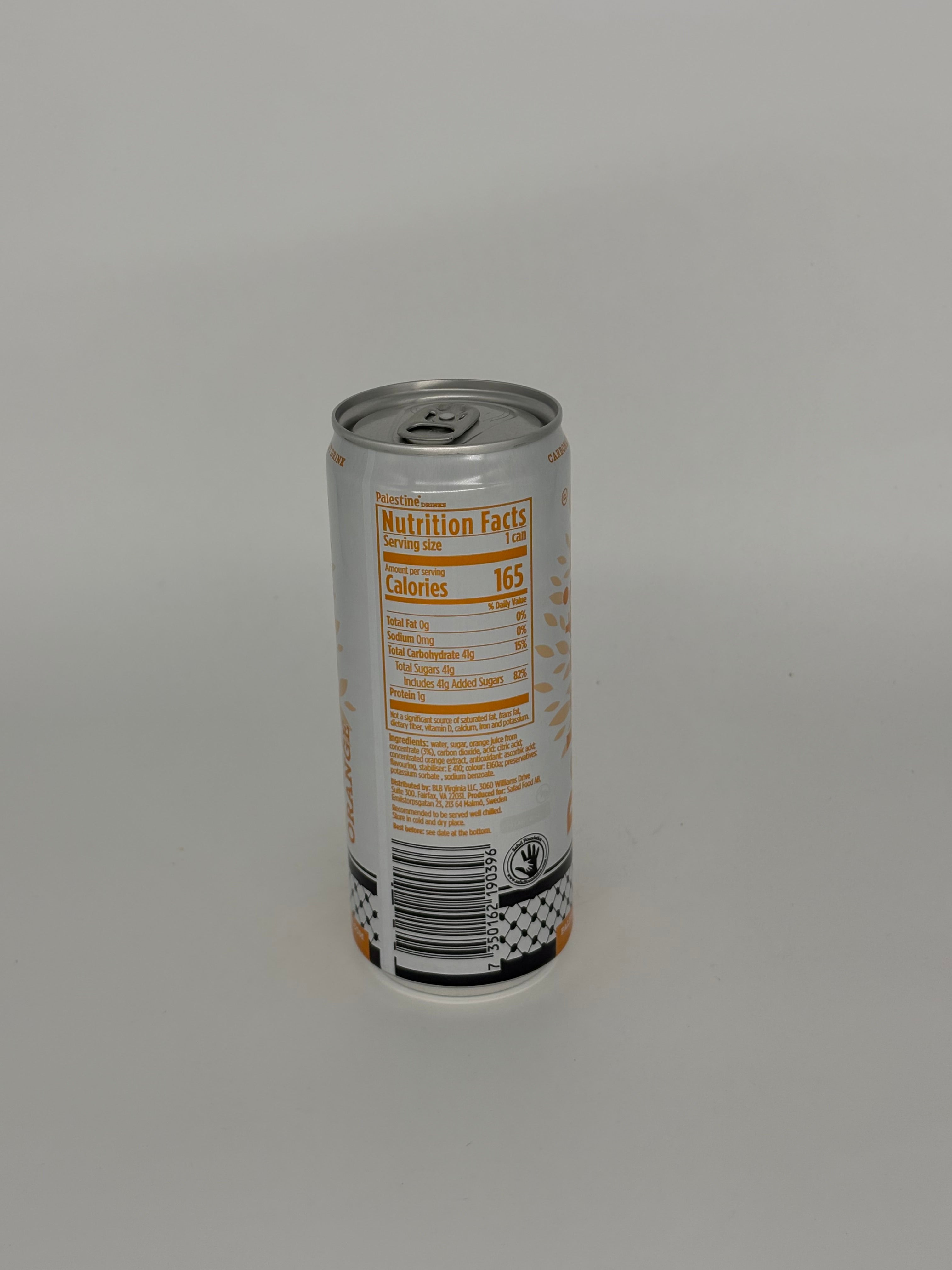 Palestine Orange Carbonated Soft Drink