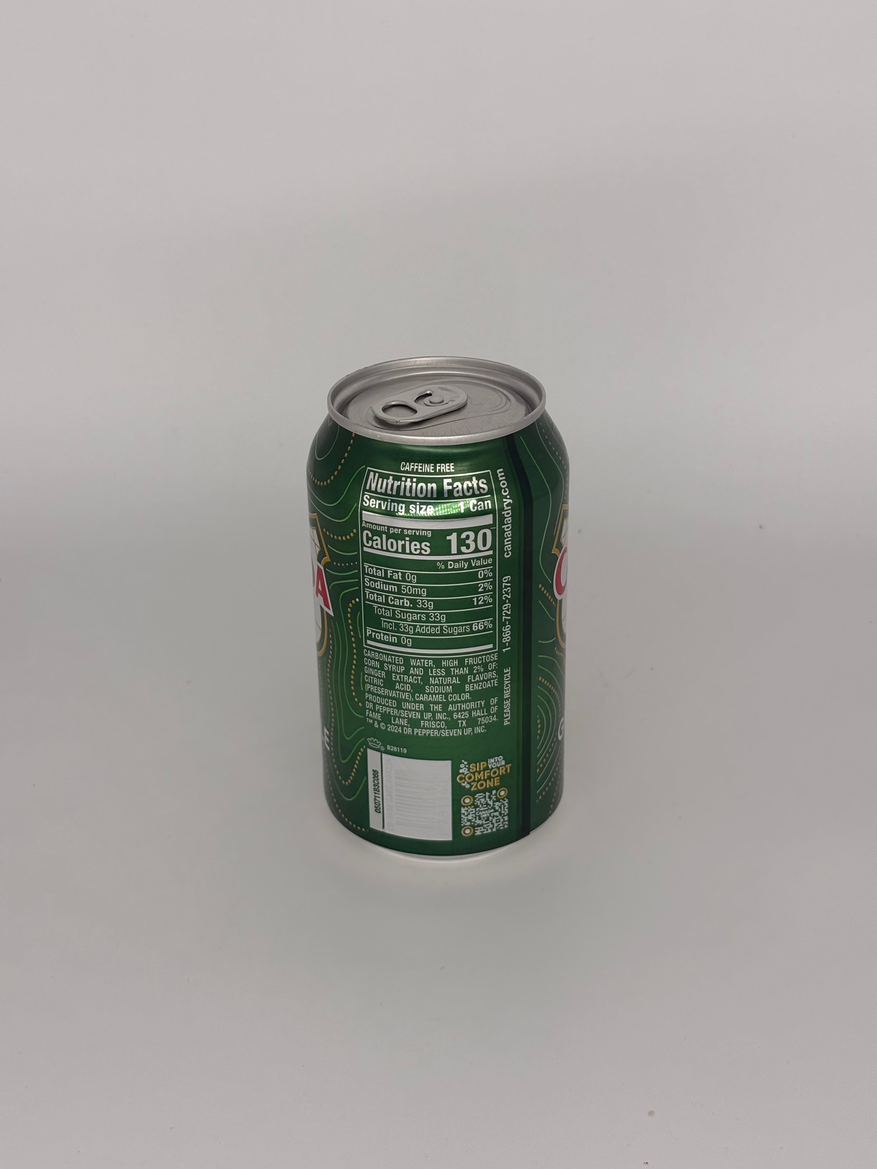 Canada Dry Caffeine Free Ginger Ale