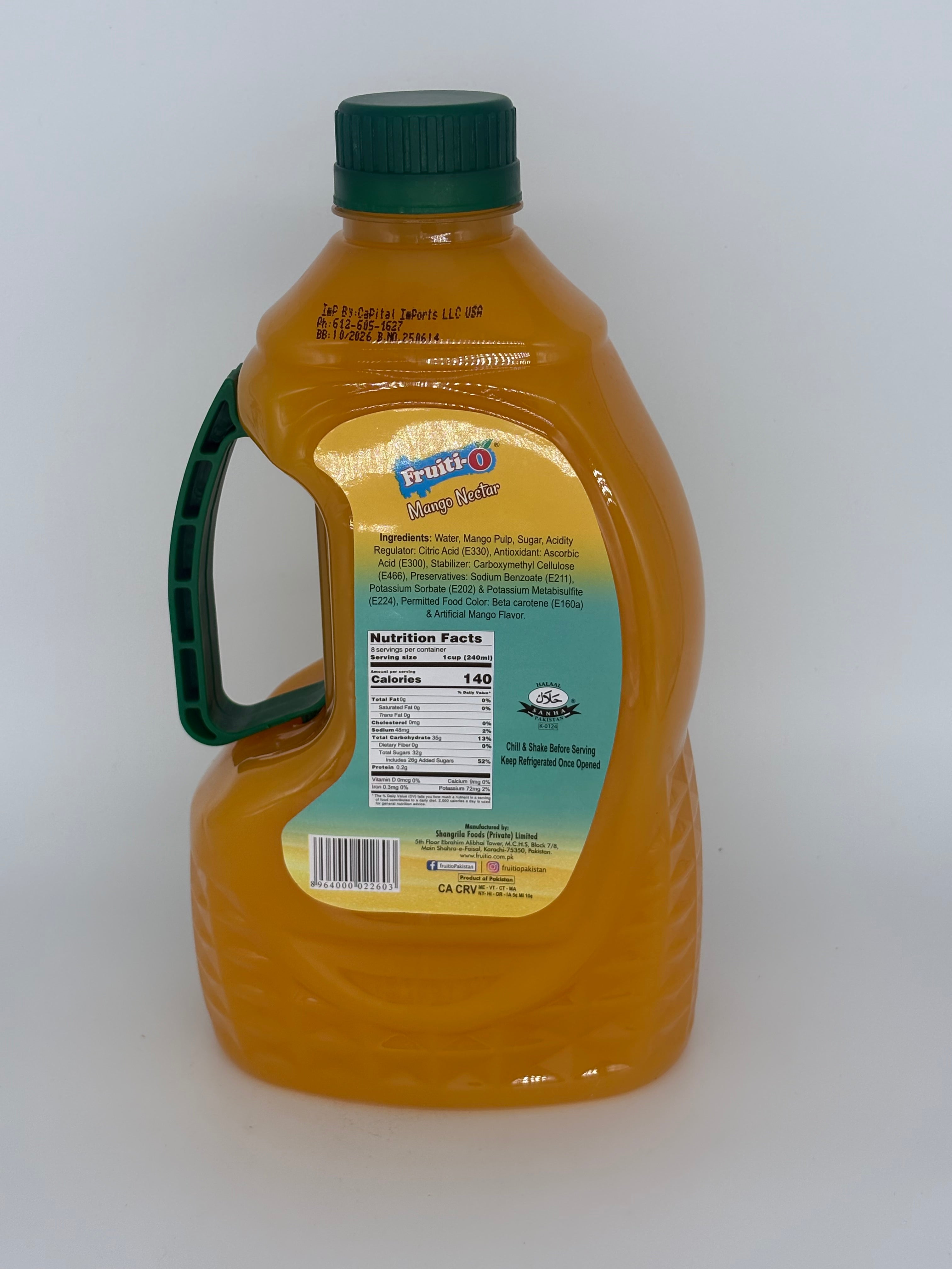 Fruiti O Mango Nectar (2.1 L Jug)
