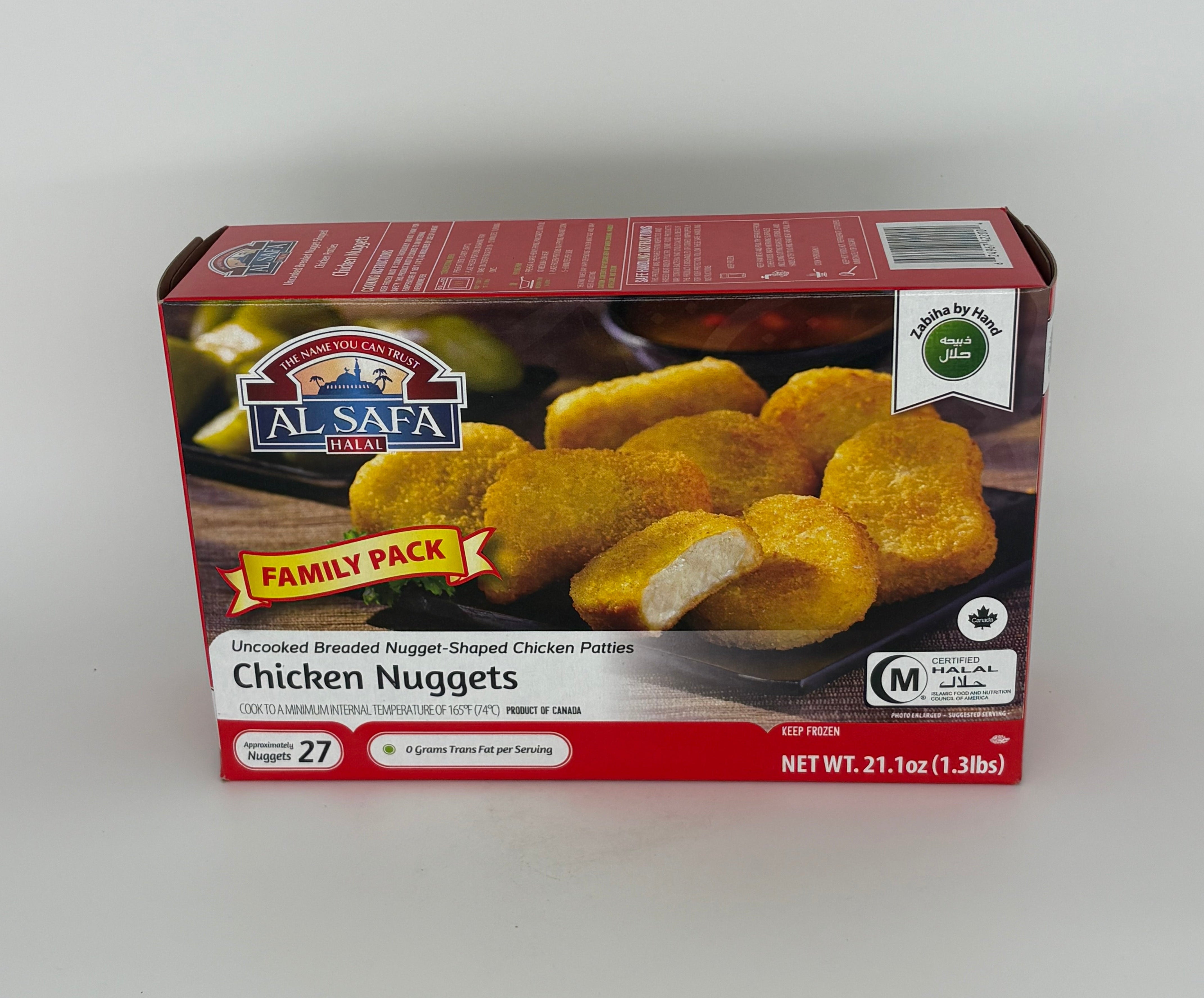 Uncooked Breaded Chicken Nuggets