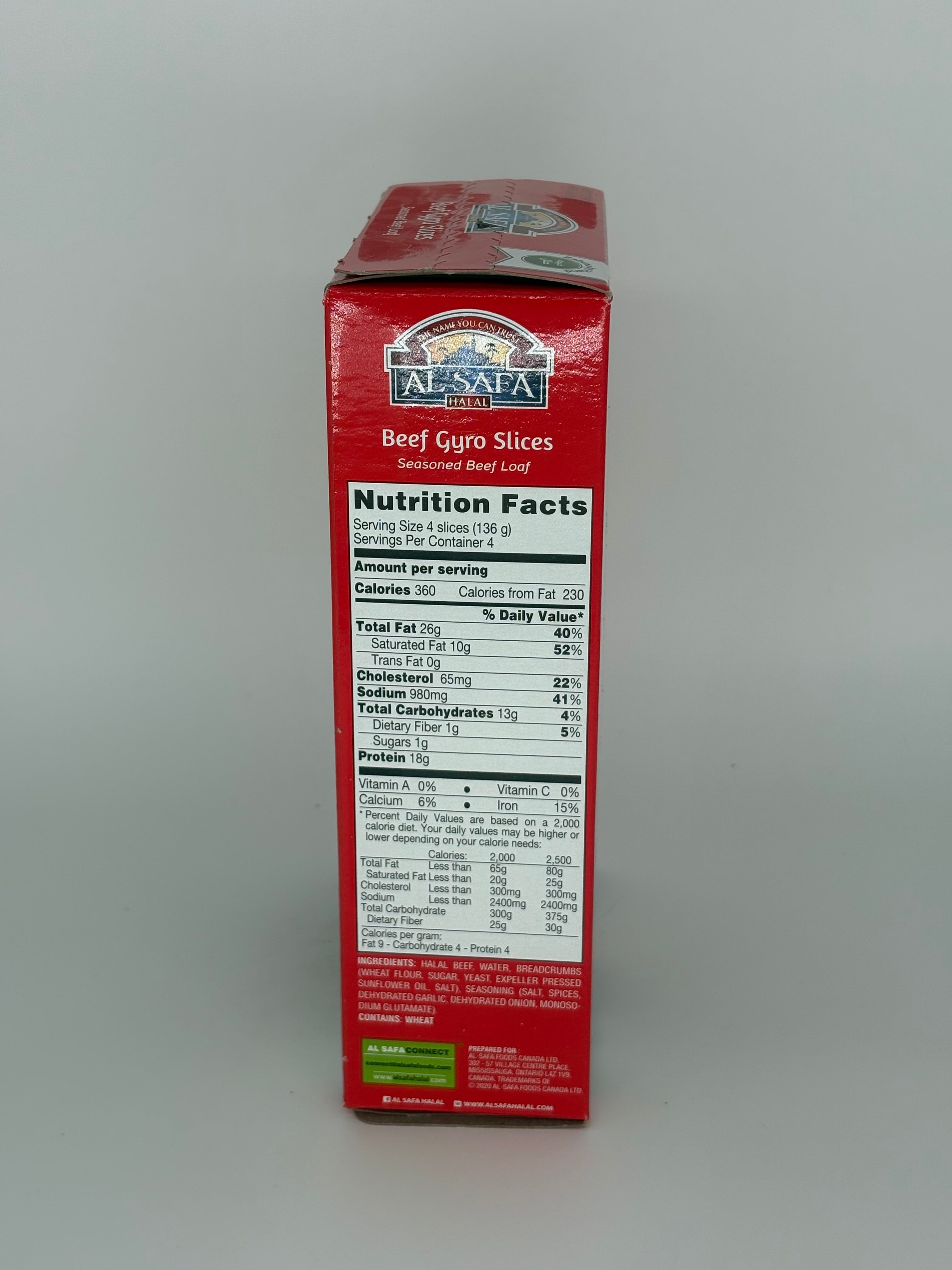 Seasoned Beef Loaf Beef Gyro Slices