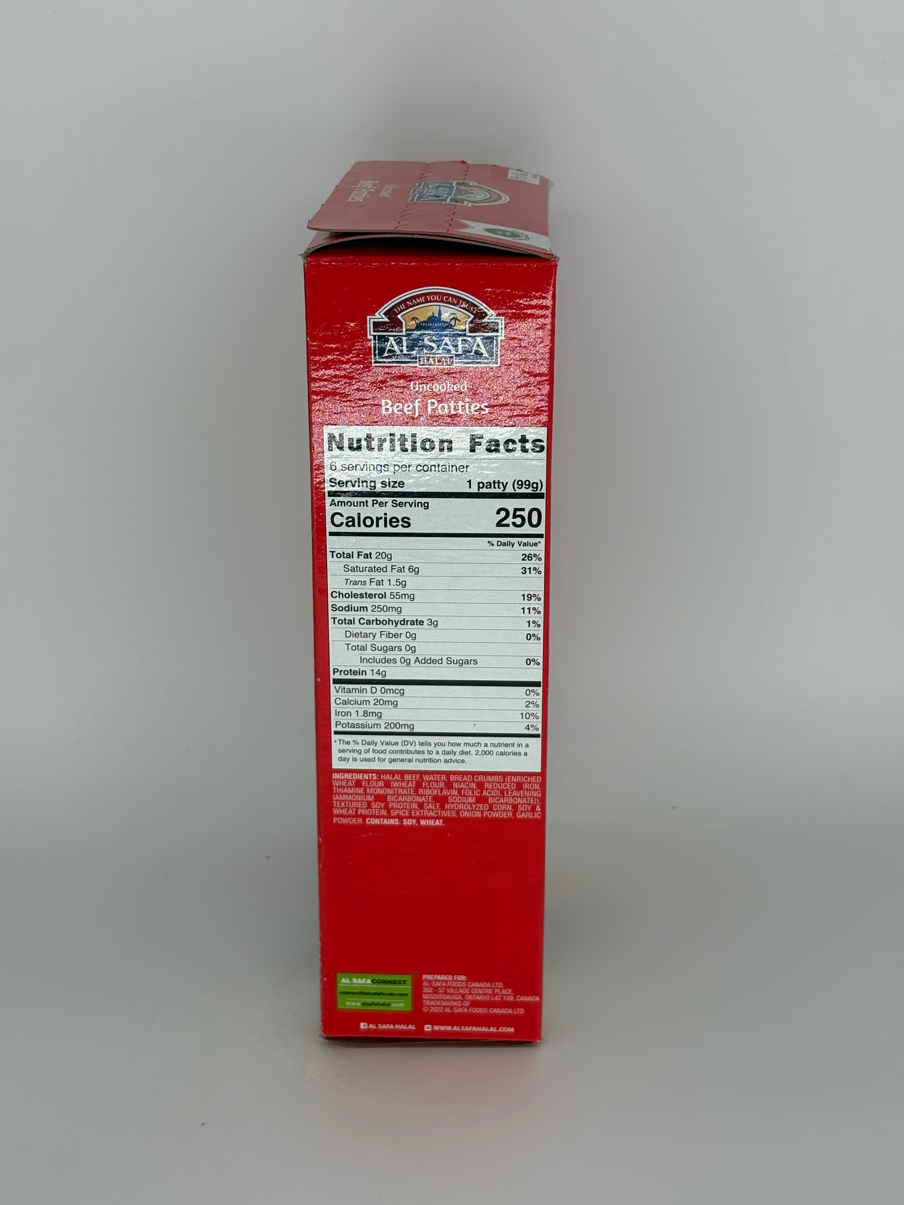 Uncooked Beef Patties (6 Patties)