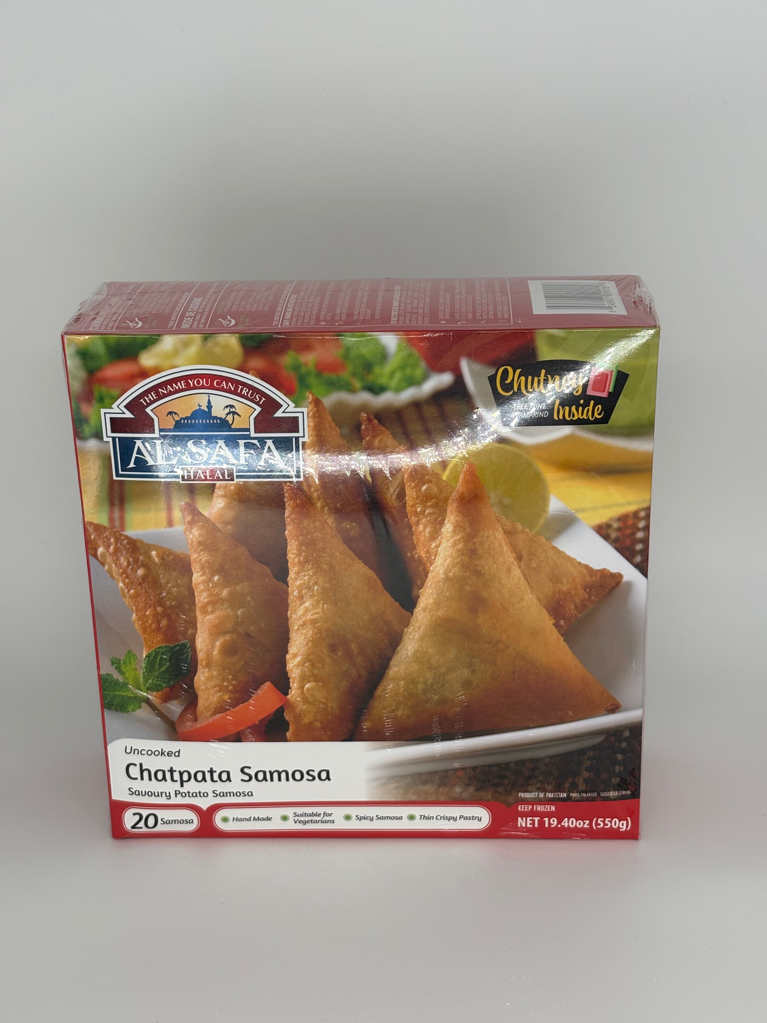 Uncooked Chatpata Samosa (20 Samosa)