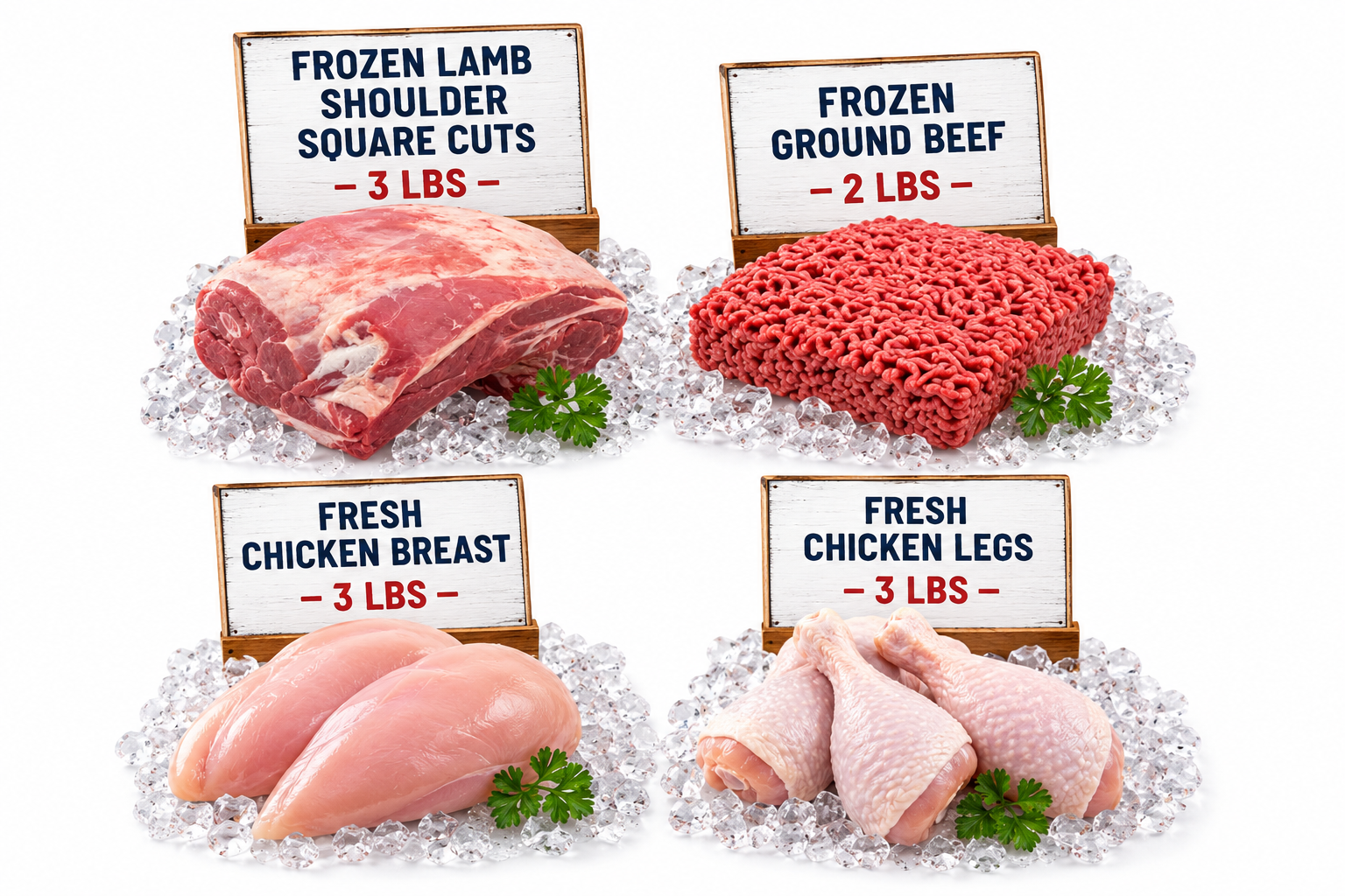 Lamb Lover BundleBox – 11 lbs of Premium Halal Meat